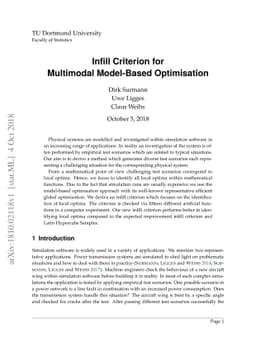 Infill Criterion for Multimodal Model-Based Optimisation