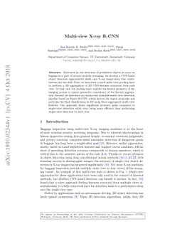 Multi-view X-ray R-CNN