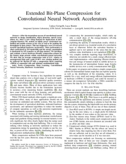 Extended Bit-Plane Compression for Convolutional Neural Network
  Accelerators