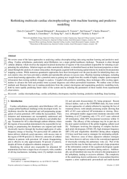 Rethinking multiscale cardiac electrophysiology with machine learning
  and predictive modelling