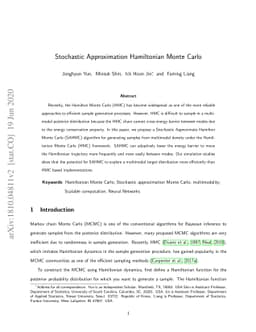 Stochastic Approximation Hamiltonian Monte Carlo