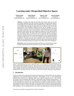 Learning under Misspecified Objective Spaces
