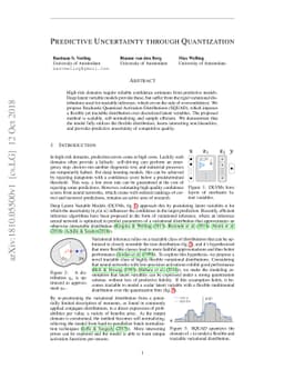 Predictive Uncertainty through Quantization