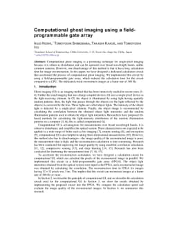Computational ghost imaging using a field-programmable gate array