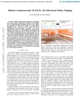 Efficient Continuous-Time SLAM for 3D Lidar-Based Online Mapping
