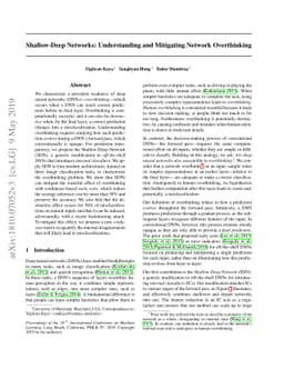 Shallow-Deep Networks: Understanding and Mitigating Network Overthinking