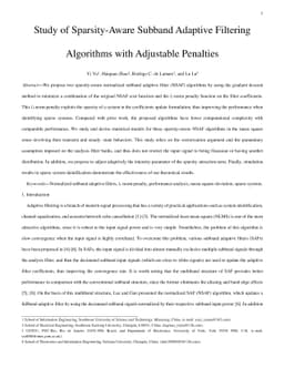 Study of Sparsity-Aware Subband Adaptive Filtering Algorithms with
  Adjustable Penalties