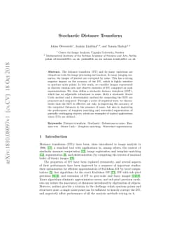 Stochastic Distance Transform