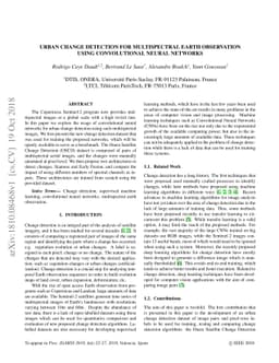 Urban Change Detection for Multispectral Earth Observation Using
  Convolutional Neural Networks