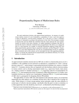 Proportionality Degree of Multiwinner Rules