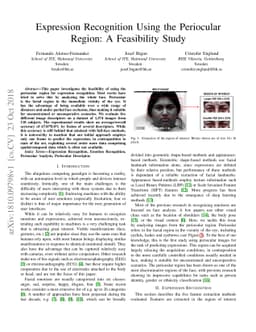 Expression Recognition Using the Periocular Region: A Feasibility Study