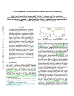 Enhancing Stock Movement Prediction with Adversarial Training