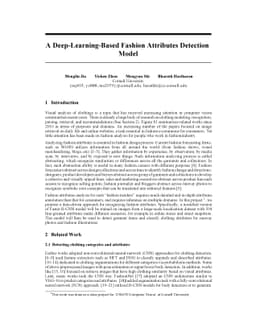 A Deep-Learning-Based Fashion Attributes Detection Model