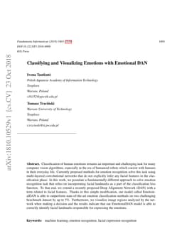 Classifying and Visualizing Emotions with Emotional DAN