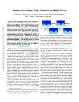 Anytime Stereo Image Depth Estimation on Mobile Devices