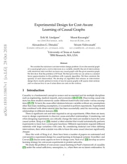 Experimental Design for Cost-Aware Learning of Causal Graphs