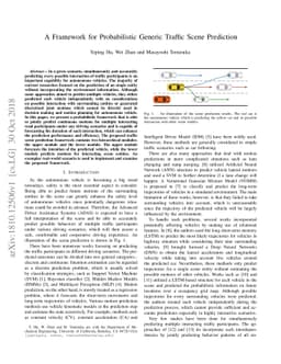 A Framework for Probabilistic Generic Traffic Scene Prediction
