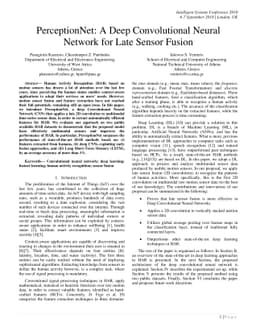 PerceptionNet: A Deep Convolutional Neural Network for Late Sensor
  Fusion