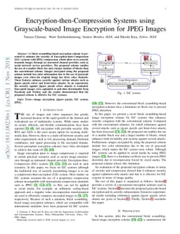 Encryption-then-Compression Systems using Grayscale-based Image
  Encryption for JPEG Images