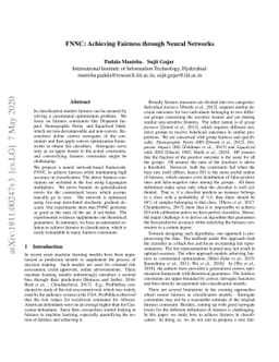 FNNC: Achieving Fairness through Neural Networks