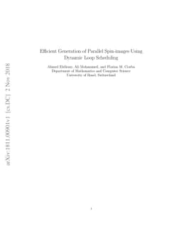 Efficient Generation of Parallel Spin-images Using Dynamic Loop
  Scheduling