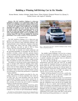 Building a Winning Self-Driving Car in Six Months