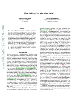 When Do Envy-Free Allocations Exist?