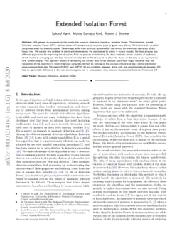 Extended Isolation Forest