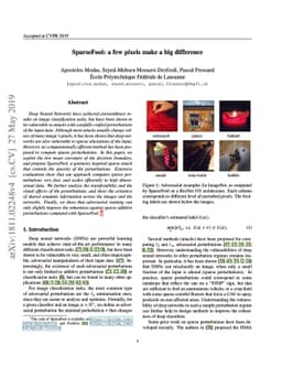SparseFool: a few pixels make a big difference