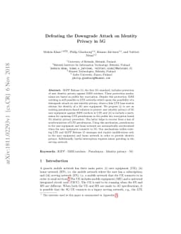 Defeating the Downgrade Attack on Identity Privacy in 5G