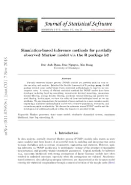 Simulation-based inference methods for partially observed Markov model
  via the R package is2