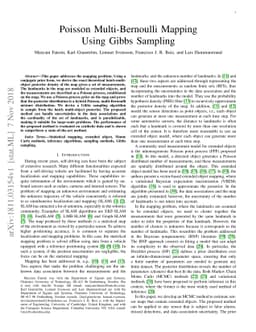 Poisson Multi-Bernoulli Mapping Using Gibbs Sampling