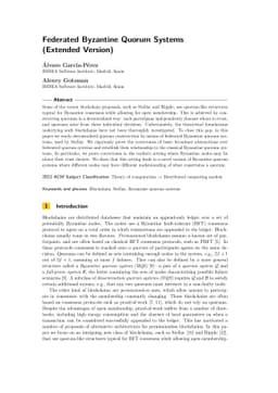 Federated Byzantine Quorum Systems (Extended Version)