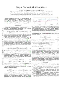 Plug-In Stochastic Gradient Method
