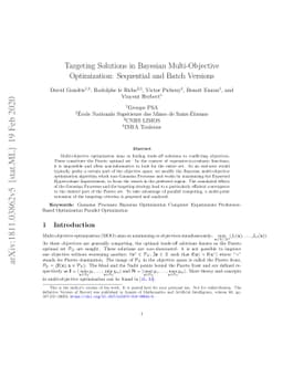 Targeting Solutions in Bayesian Multi-Objective Optimization: Sequential
  and Batch Versions