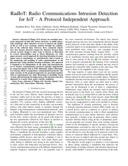 RadIoT: Radio Communications Intrusion Detection for IoT - A Protocol
  Independent Approach