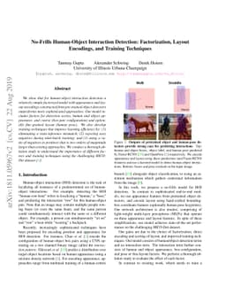 No-Frills Human-Object Interaction Detection: Factorization, Layout
  Encodings, and Training Techniques
