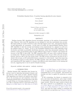 Probabilistic Random Forest: A machine learning algorithm for noisy
  datasets