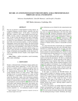 HCU400: An Annotated Dataset for Exploring Aural Phenomenology Through
  Causal Uncertainty
