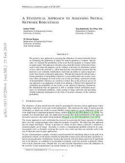 A Statistical Approach to Assessing Neural Network Robustness