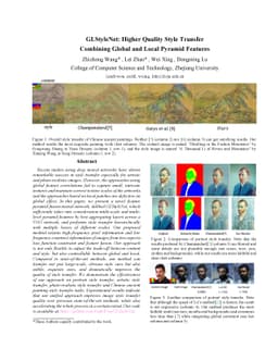 GLStyleNet: Higher Quality Style Transfer Combining Global and Local
  Pyramid Features