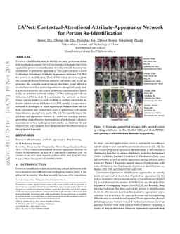 CA3Net: Contextual-Attentional Attribute-Appearance Network for Person
  Re-Identification