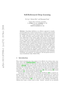 Self-Referenced Deep Learning