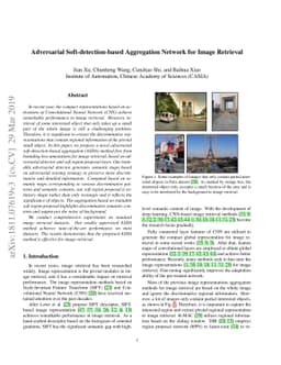 Adversarial Soft-detection-based Aggregation Network for Image Retrieval