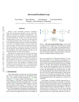 Adversarial Feedback Loop