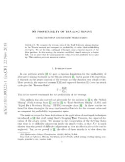 On Profitability of Trailing Mining