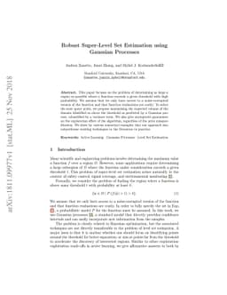 Robust Super-Level Set Estimation using Gaussian Processes