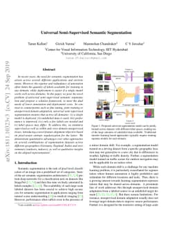 Universal Semi-Supervised Semantic Segmentation