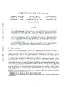 HOGWILD!-Gibbs can be PanAccurate