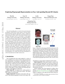 Exploring Hypergraph Representation on Face Anti-spoofing Beyond 2D
  Attacks